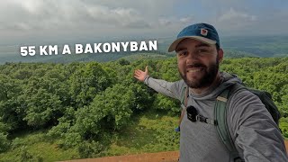 Egy HOSSZÚ NAP a Bakonyban - 55 km ISMERETLEN utakon