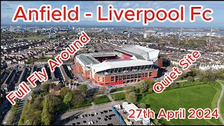 Anfield - Liverpool FC - Drone flyover #ynwa