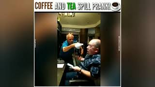 Coffee and Tea Spill Prank Compilation