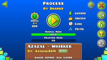 GEOMETRY DASH - (DAILY LEVEL) PROCESS, all coins!