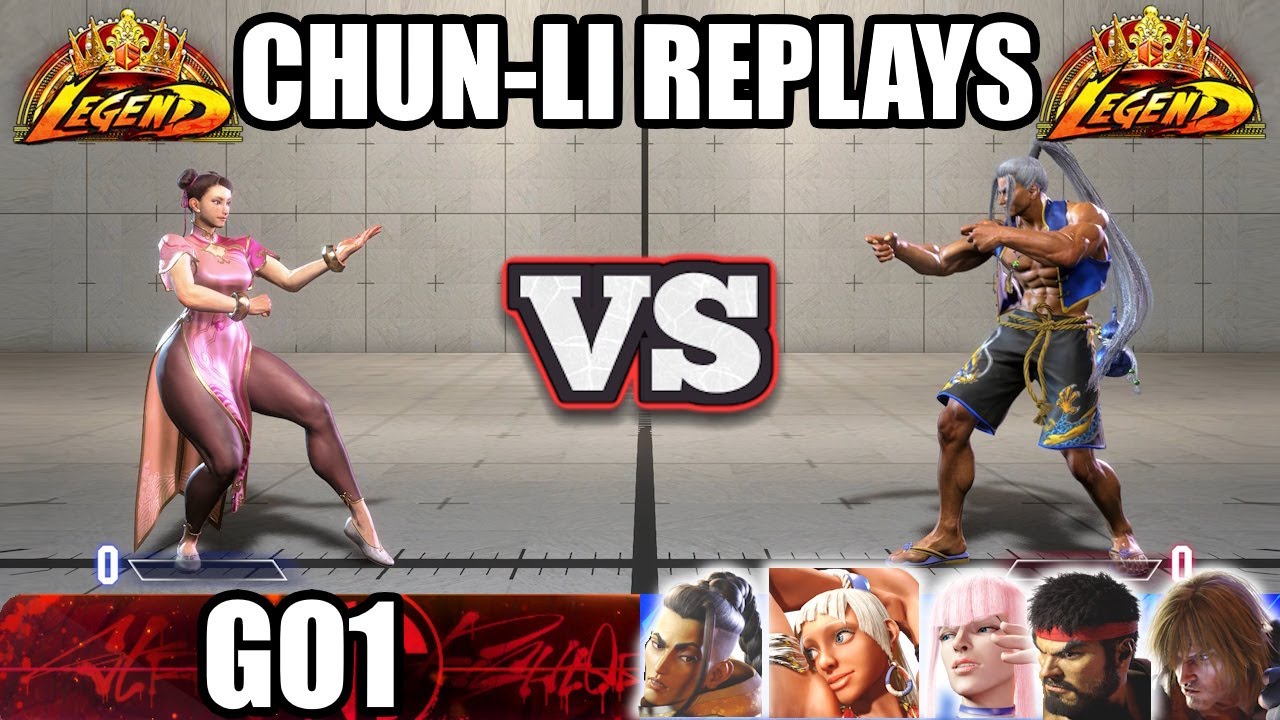 Street Fighter 6 - #2-й Чун-Ли GO1 против соперников легендарного ранга