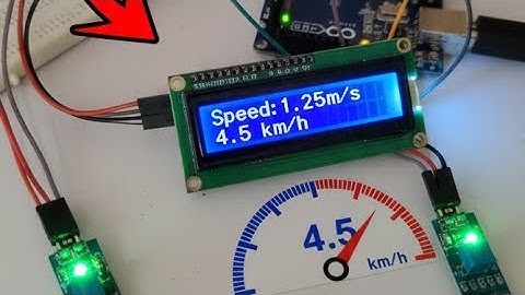 DIY Speed Test! Build an Accurate Arduino Speedometer | Arduino | ir sensor 