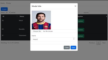 Update Data in Datatable | Asp.net Core | Crud App Part 3