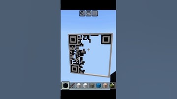 QR code build for Minecraft #minecraft #gaming #trending #shortsfeed #shortsminecraft #shorts