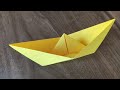 How to make a origami paper boat