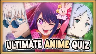 ULTIMATE ANIME QUIZ | Openings, Locations and More