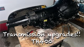 C1500 Squarebody TH400 Transmission upgrade time! B&M shift kit new accumulator piston filter seals!
