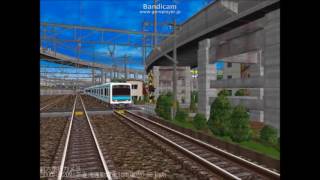 新VRM3★欲張り新幹線92 209系直流通勤電車水色帯