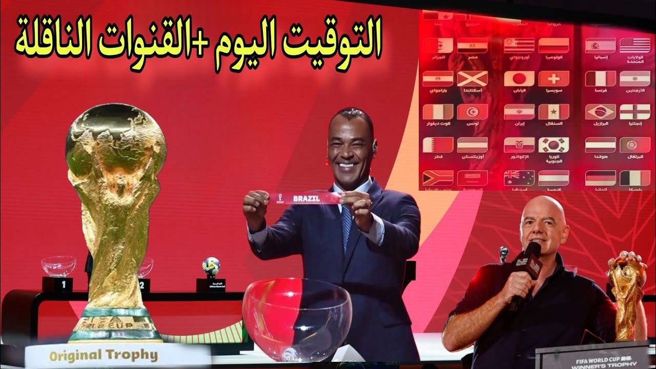 توقيت قرعة كأس العالم اليوم الجمعة والقنوات الناقلة المجانية 🔥 كاس العالم 2026 والنظام كامل