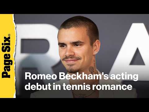 Romeo Beckham to make acting debut in tennis romance 'Forty Love'