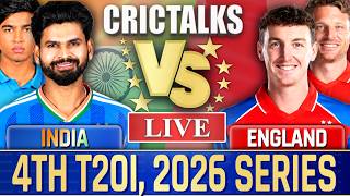 🔴 Live: IND vs ENG, 4th T20I, 2026 Series Live Cricket Match Today, Live Score Commentary 11 Ov screenshot 1