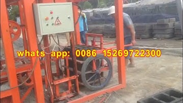 QT4-24B semi automatic concrete hollow block machine