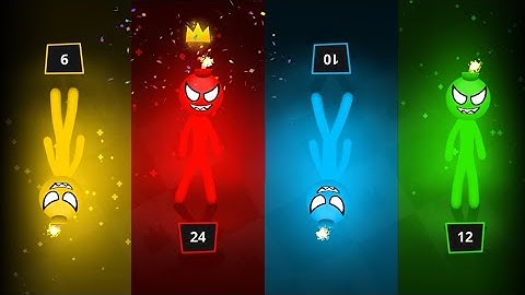 Stickman Party 1 2 3 4 Mini Games - Gameplay walkthrough Part 18 - ( iOS , Android )