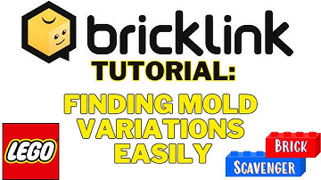 Lego Bricklink Tutorial: How to Search for Different Printing on Molded Parts