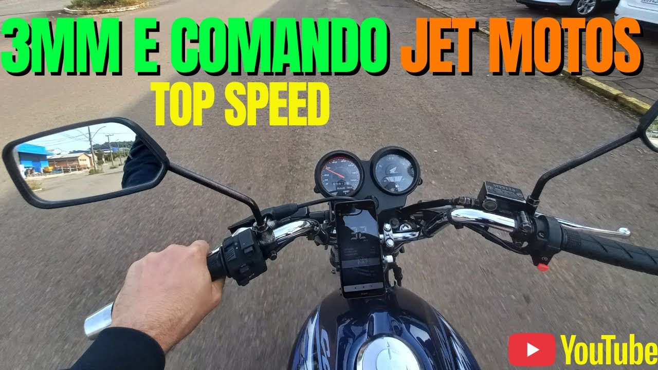 TOPSPEED Titan 125 3mm e Comando Jet Motos 