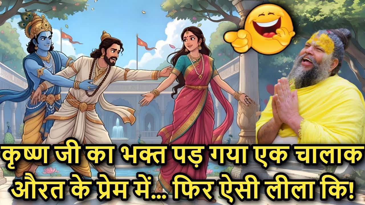 😈 Chalaak Aurat Ke ❤️ Prem Mein… Pad Gaya 😳 Krishna Ji Ka Bhak💥 Phir Aisi Leela Hui Ki 🔥