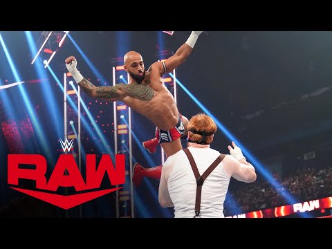 Damian Priest & Ricochet vs. Sheamus & John Morrison: Raw, Aug. 2, 2021