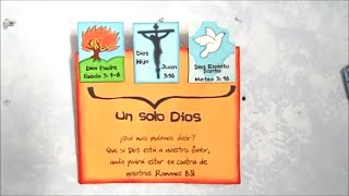 Miniatura de "Manualidades Cristianas, Escuela dominical para niños. La trinidad"