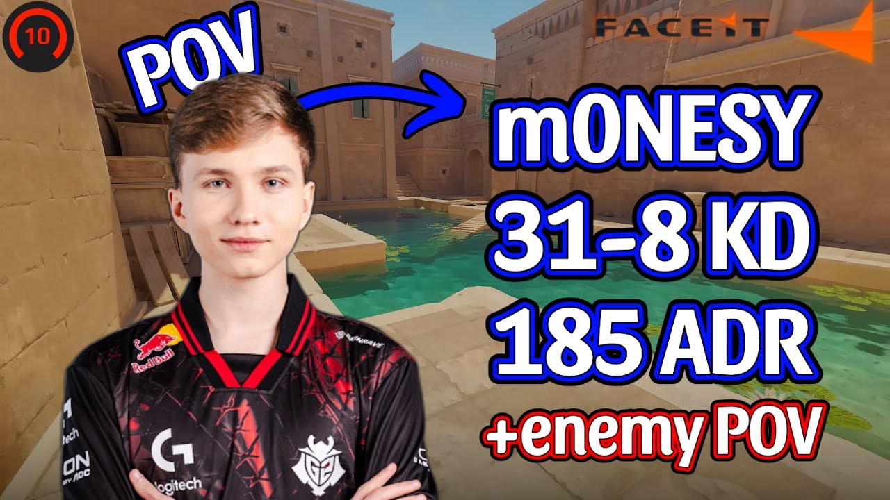 m0NESY POV with Voice ON🎤 | Solo carry VS 4,000elo | CS2 Pro Gameplay (Anubis)