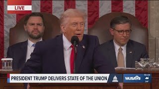 'I will never hesitate to confront threats' - President Trump on Iran in State of the Union