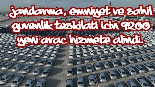 Emniyet Teşkilatı Saflarına 7.080 Yeni Araç Katıldı