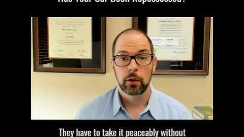 Help, my car was repossessed. What are my car repo rights?