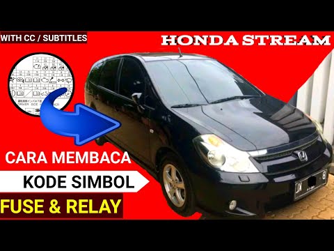 HONDA STREAM 2001-2006 sekering dan relay