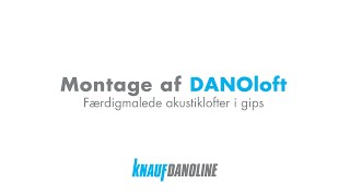 Montage Af Danoloft Faerdigmalet Akustikloft I Gips Youtube