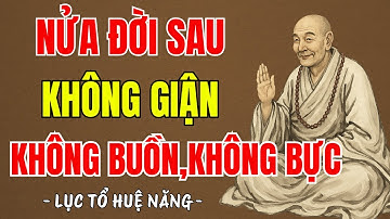 LỤC TỔ HUỆ NĂNG - Nửa đời sau sống không giận, không buồn, không bực tức, nghe thấm quá