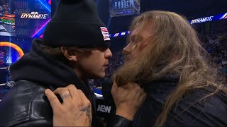 Hook confronts Chris Jericho AEW Dynamite Apr 17 2024