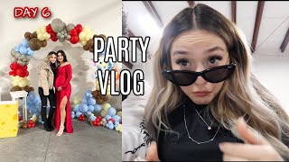 I WENT TO MY FIRST YOUTUBER PARTY | Blanca and Jonathans Baby shower | VLOGMAS DAY 6