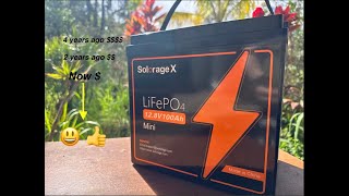 Solarage X 12.8V 100Ah Mini LiFePO4...How Low Will the $ continue to Drop!?