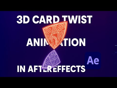3d Card Twist animation in AE