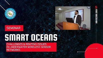 Smart Oceans - Challenges & Routing Issues in Underwater Wireless Sensor Networks