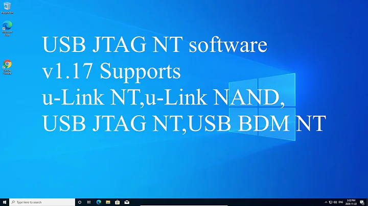 USB JTAG (u-Link )NT software install on Windows 10(updated)