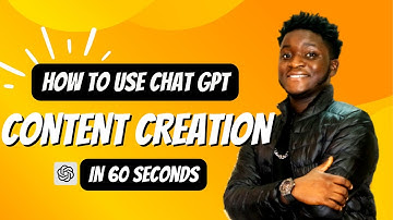 How To Use Chat Gpt For Content Creation || Step By Step Tutorial