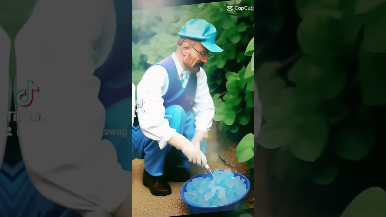 Walter White Harvesting Home Grown Blue Sky