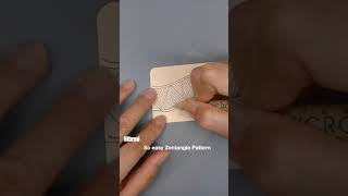 HIBRED so easy zentangle pattern EP179 #shorts