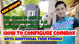 COINBOX CONFIGURATION WITH TIME PROMO TUTORIAL | PAANO MAGSETUP NG PISONET NA MAY FREE TIME PROMO