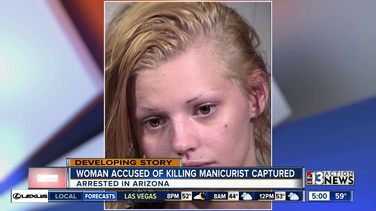 Woman accused of killing Las Vegas nail tech is captured - YouTube
