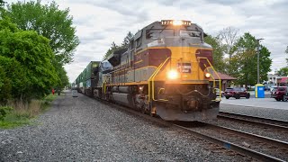 NS 1074 leading NS 277 meets NS 20H at Chesterton Indiana