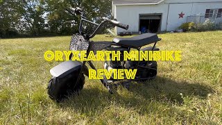 oryxearth 105cc Mini Bike review | Oryxearth ft. grimnogravity