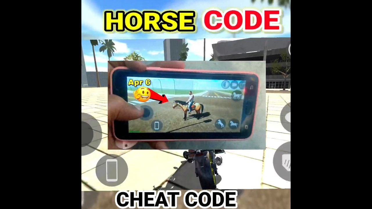 Horse Ka Cheat Code | In Indian Bike Driving 3D Horse | Indian Bikes Driving 3D | #shorts