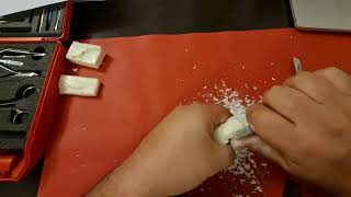 Maxillary second premolar tooth carving demonstration