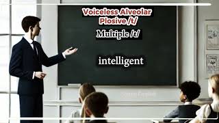 Voiceless alveolar plosive /t/ | American English pronunciations #english #learnenglish