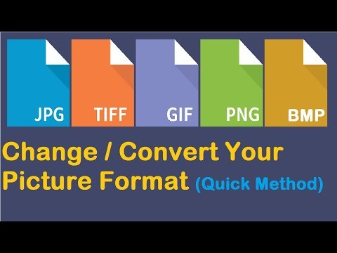 How to Change Picture Format | Convert Image into JPEG, PNG, GIF (Quick Method)