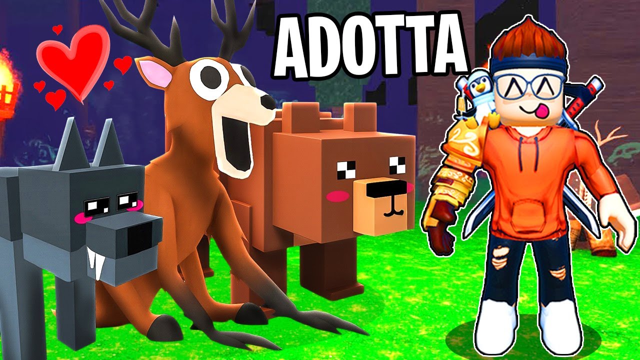 Ho adottato TUTTI GLI ANIMALI su 99 NOTTI su ROBLOX!!