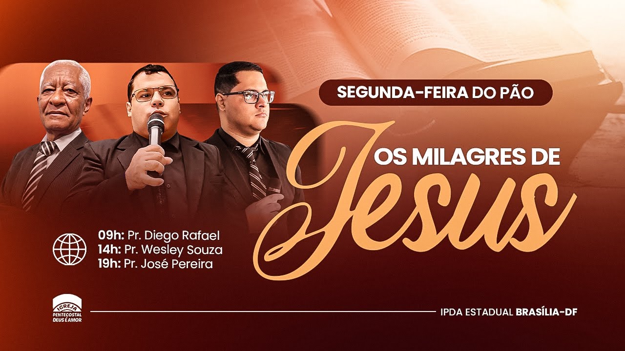 10h | IPDA AO VIVO | CULTO DE ENSINO