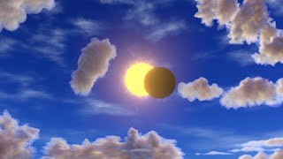 Solar Eclipse, Blender Animation