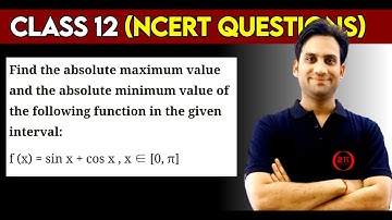 Find the absolute maximum and minimum value of the following functions f(x) = sin x+cos x, x∈[0, π].